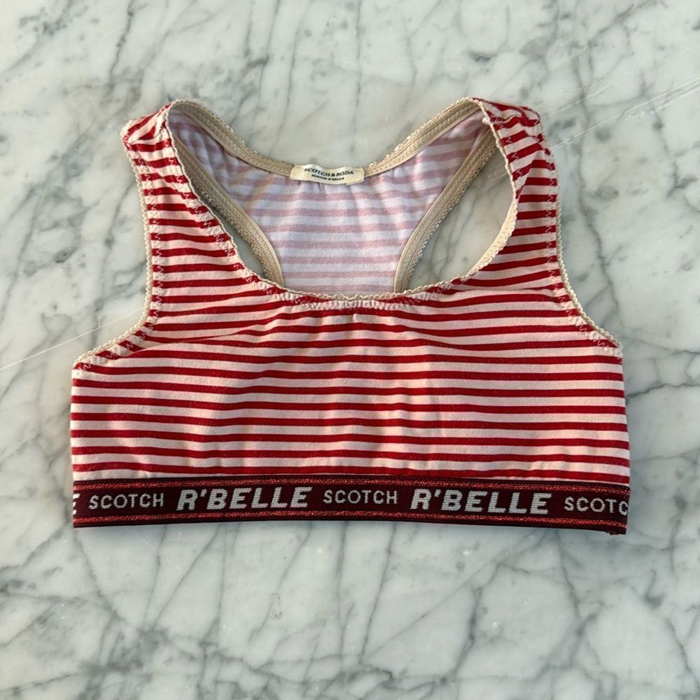 Scotch and Soda Racerback Girls Bralette Size 6/7